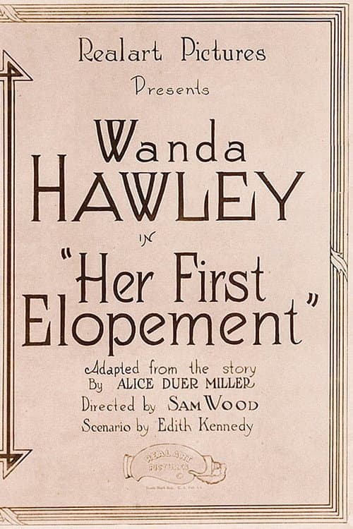 Постер до фільму «Her First Elopement»