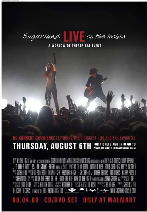 Poster for Sugarland: Live on the Inside