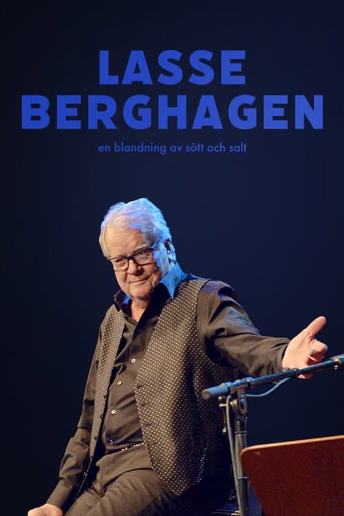 Poster for Lasse Berghagen - en blandning av sött och salt