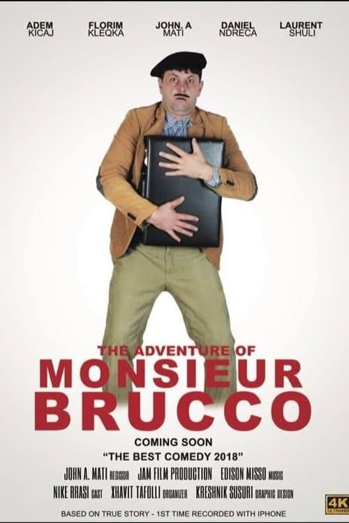 Poster for Monsieur Brucco: An Albanian and the Two Suitcases