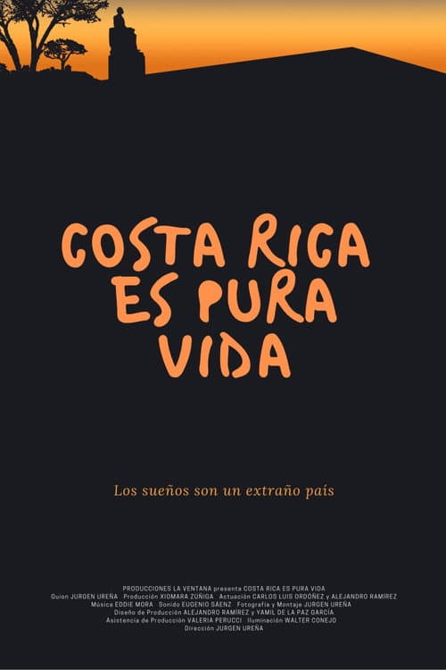 Poster for Costa Rica is Pura Vida