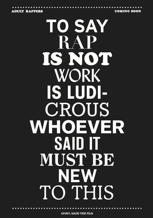 Poster for Adult Rappers