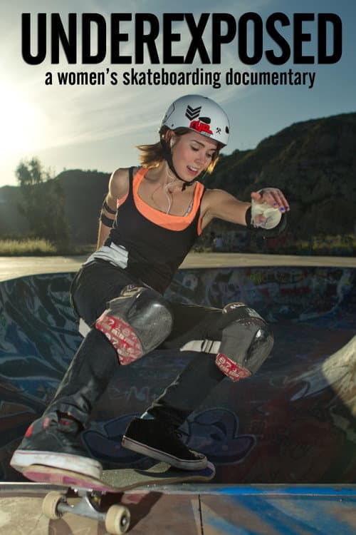 Poster for Underexposed: A Women's Skateboarding Documentary