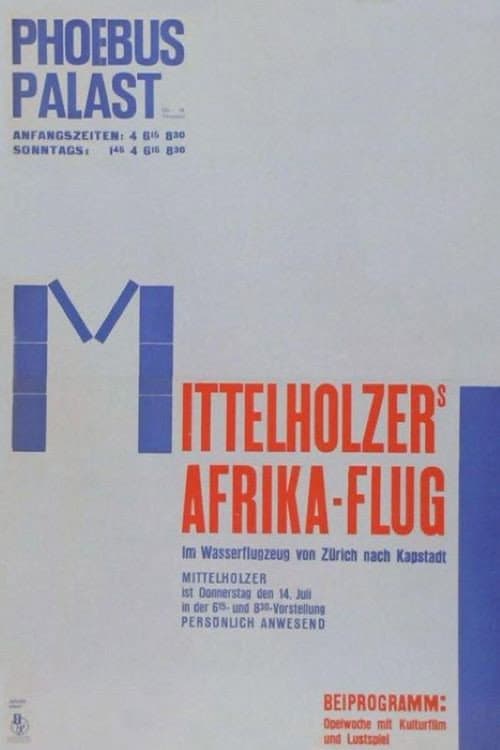 Poster for Mittelholzers Afrikaflug