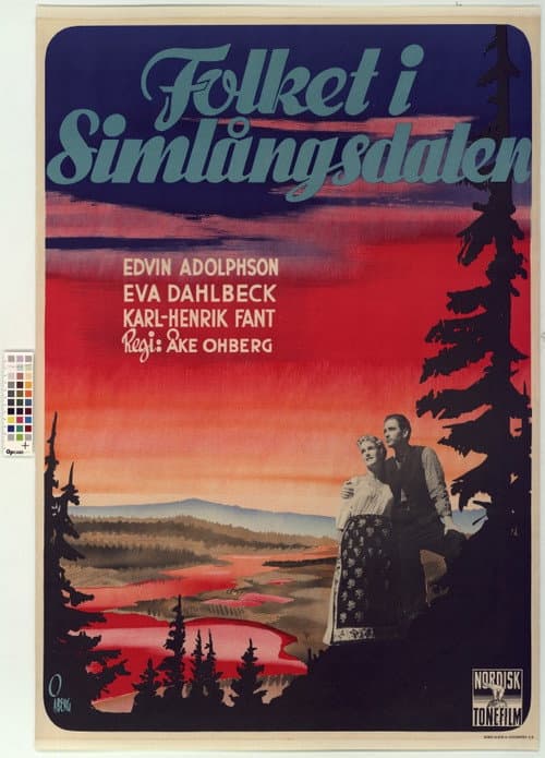 Poster for The People from Simlång Valley