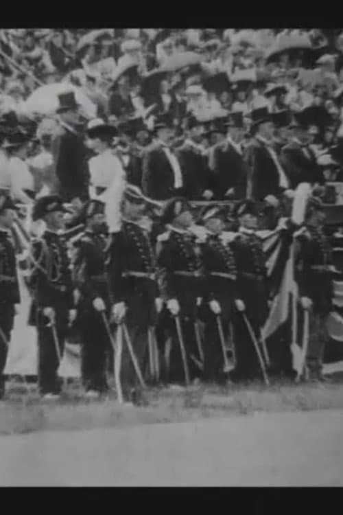 Poster for President McKinley Reviewing the Troops at the Pan-American Exposition