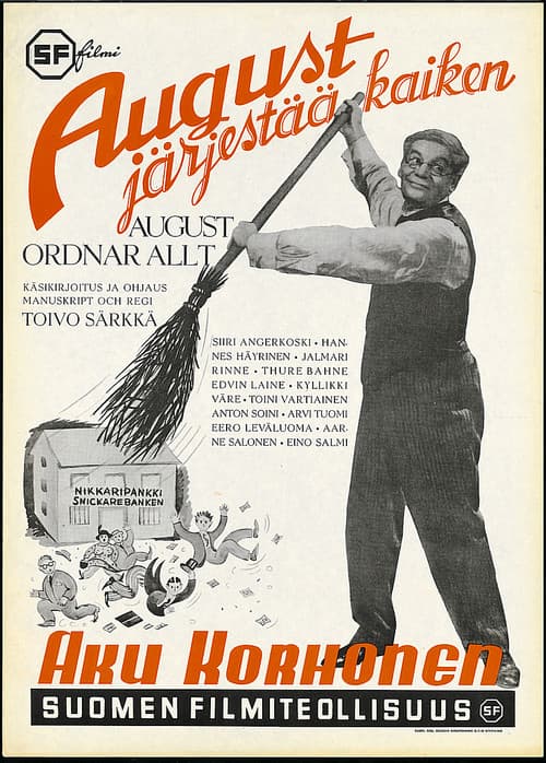 Poster for August järjestää kaiken
