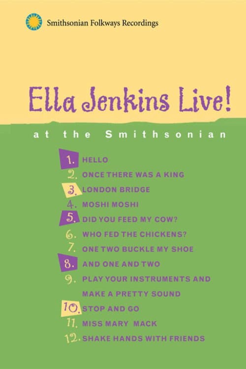 Poster for Ella Jenkins Live at the Smithsonian