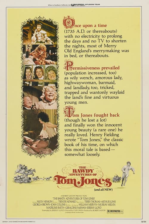 Постер до фільму «The Bawdy Adventures of Tom Jones»