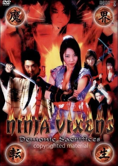 Poster for Ninja Vixens: Demonic Sacrifices