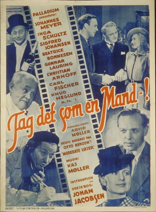 Poster for Tag det som en mand