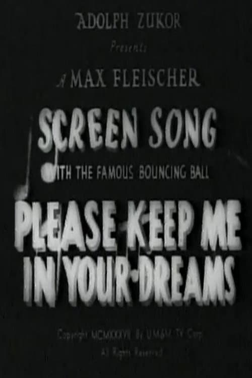 Poster for Please Keep Me in Your Dreams