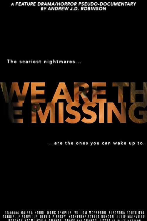 Poster for We Are The Missing