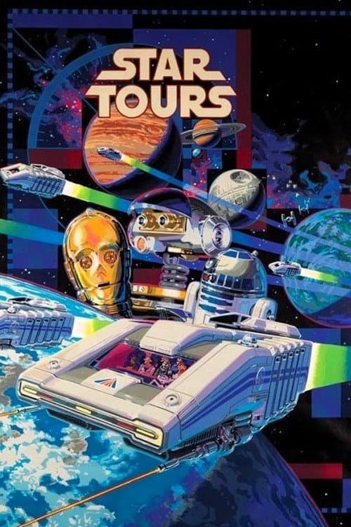 Poster for George Lucas' Star Tours