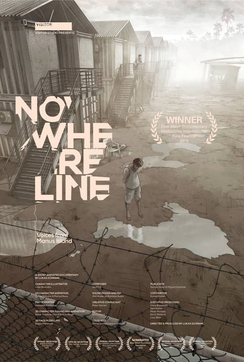 Poster for Nowhere Line: Voices from Manus Island