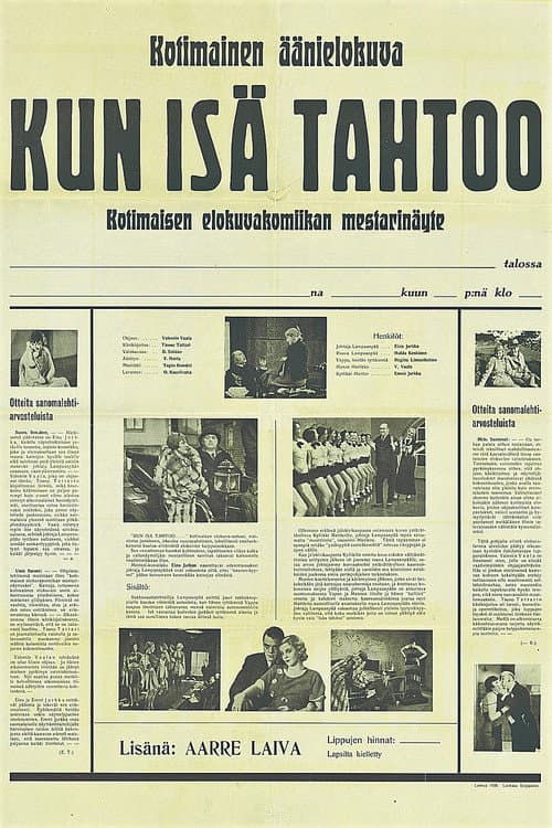 Poster for Kun isä tahtoo…