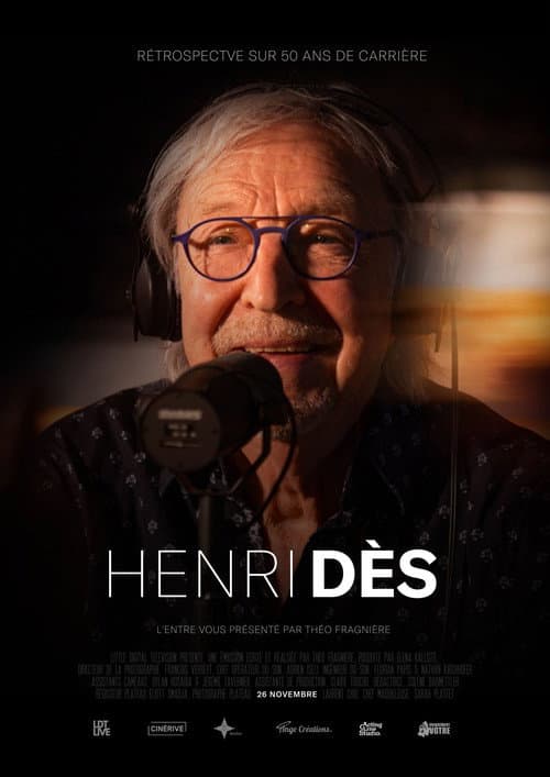 Poster for Henri Dès, his retrospective interview