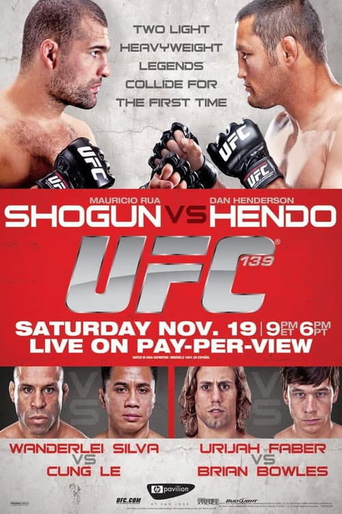 Poster for UFC 139: Shogun vs. Henderson