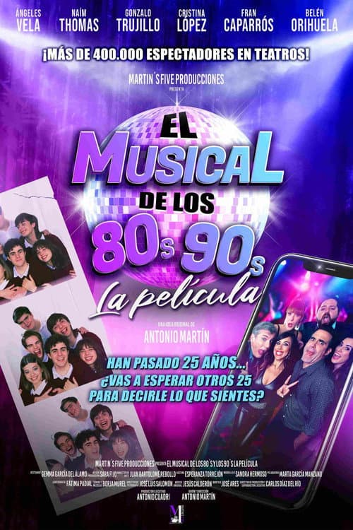 Poster for El musical de los 80s y 90s. La película