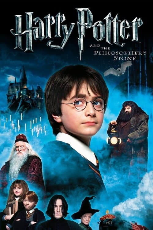 Постер до фільму «Гаррі Поттер і філософський камінь»