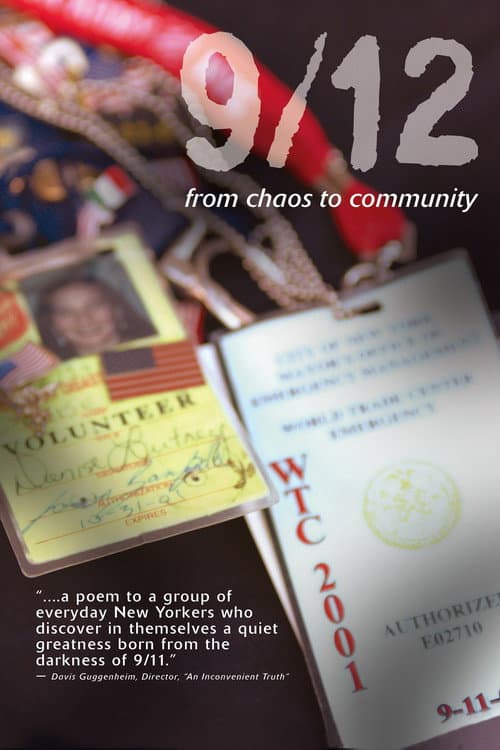 Poster for 9/12: From Chaos to Community