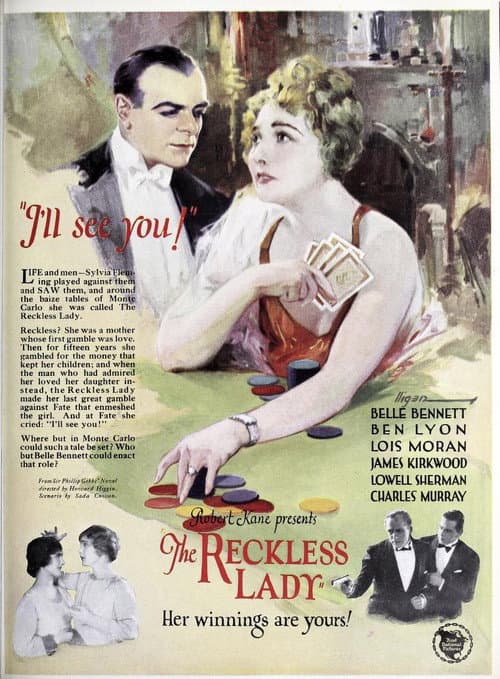 Постер до фільму «The Reckless Lady»