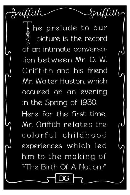 Poster for 1930 Prelude to "The Birth of a Nation"