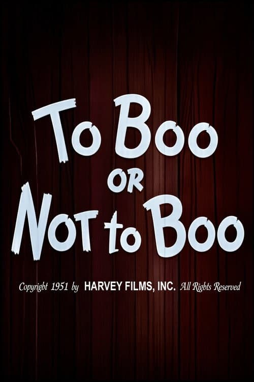 Poster for To Boo or Not to Boo