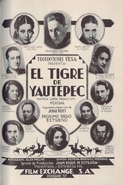 Poster for The Tiger of Yautepec