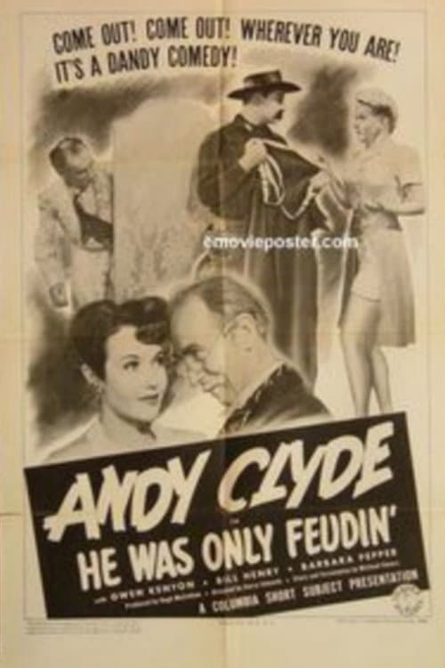 Poster for He Was Only Feudin'
