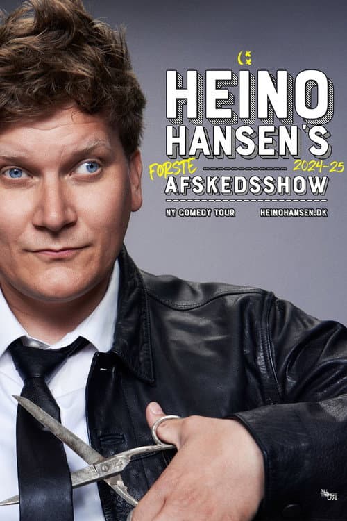 Poster for Heino Hansens Første Afskedsshow