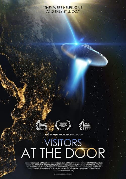 Poster for Visitors at the Door