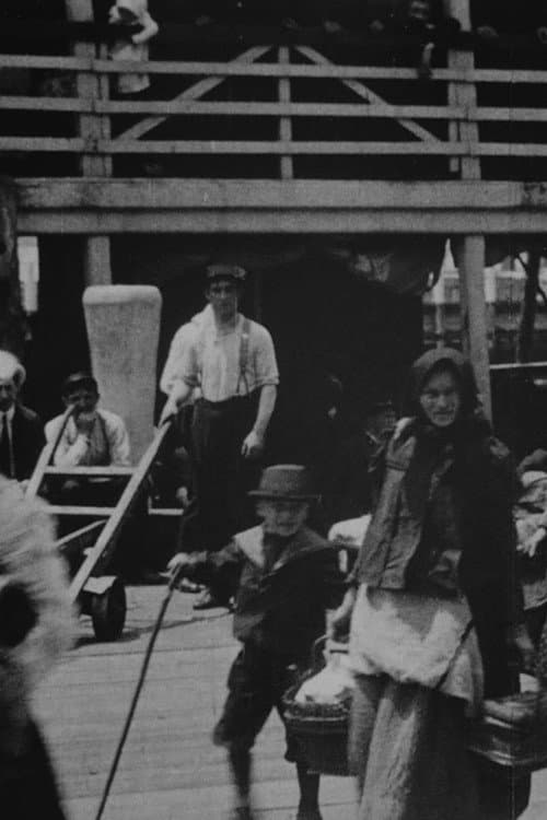Poster for Emigrants Landing at Ellis Island
