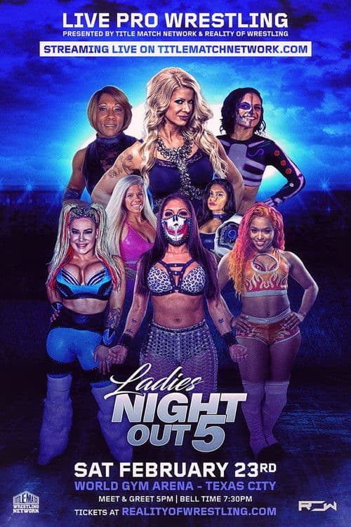 Poster for ROW Ladies Night Out 5