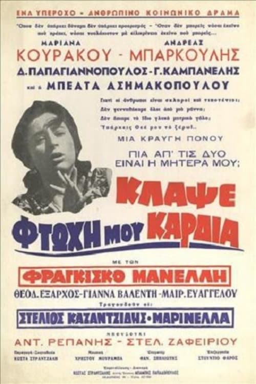 Poster for Κλάψε Φτωχή Μου Καρδιά