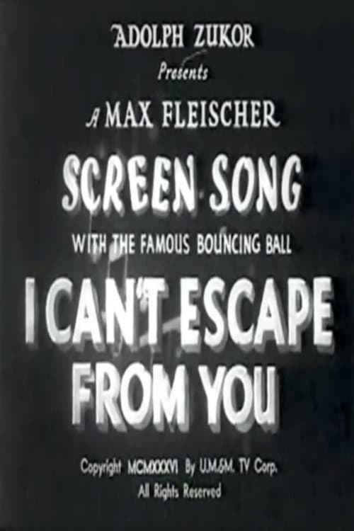 Poster for I Can't Escape from You