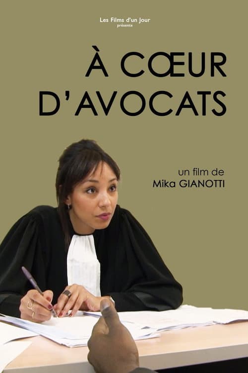 Poster for À cœur d'avocats