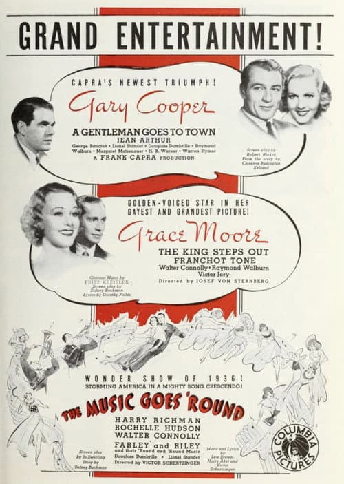 Poster for The Music Goes 'Round