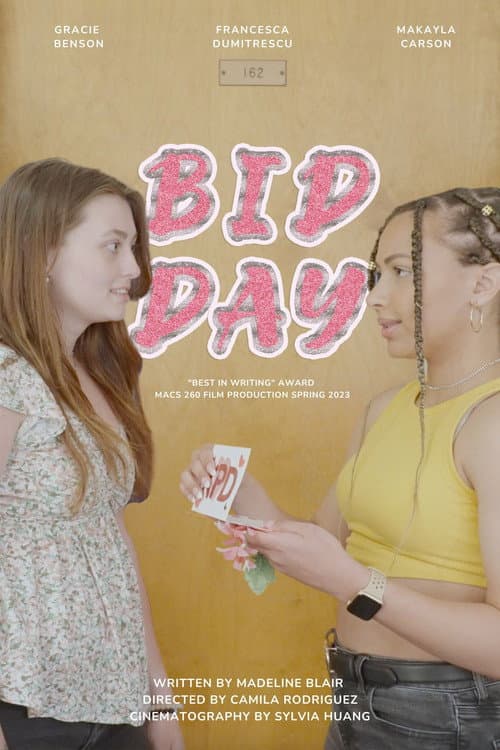 Poster for Bid Day