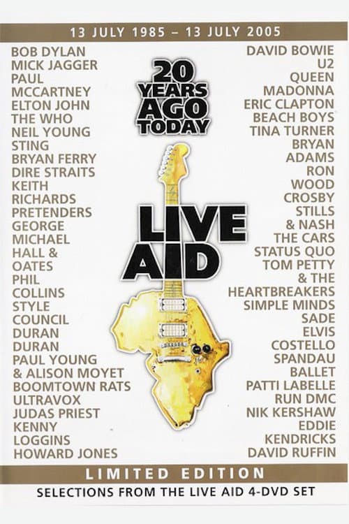 Poster for Live Aid: 20 Years Ago Today