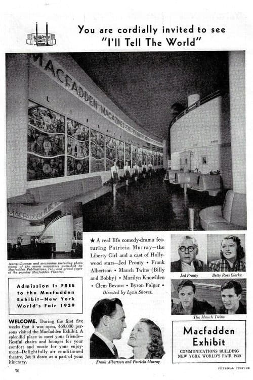 Poster for I'll Tell the World