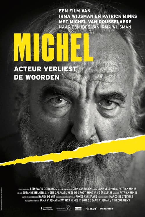 Poster for Michel, acteur verliest de woorden
