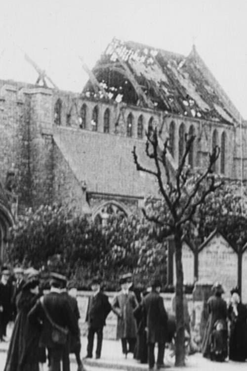 Poster for London Church Completely Destroyed By Fire