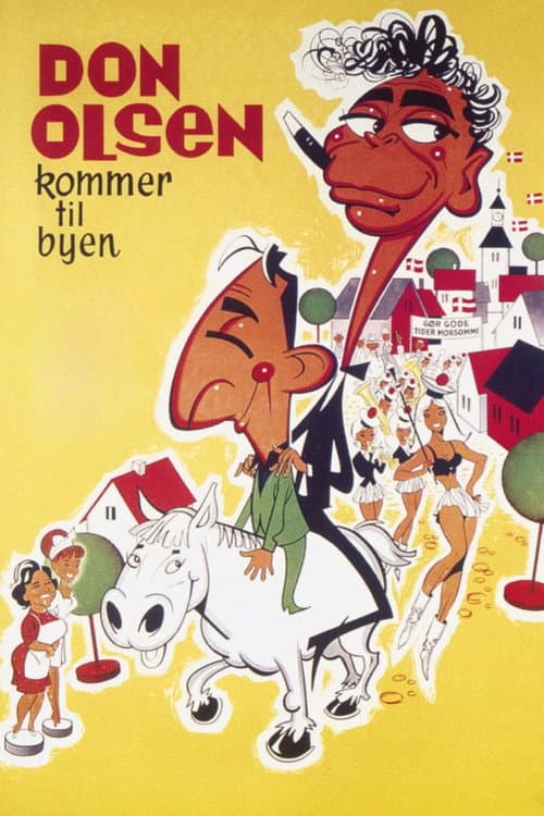 Poster for Don Olsen kommer til byen