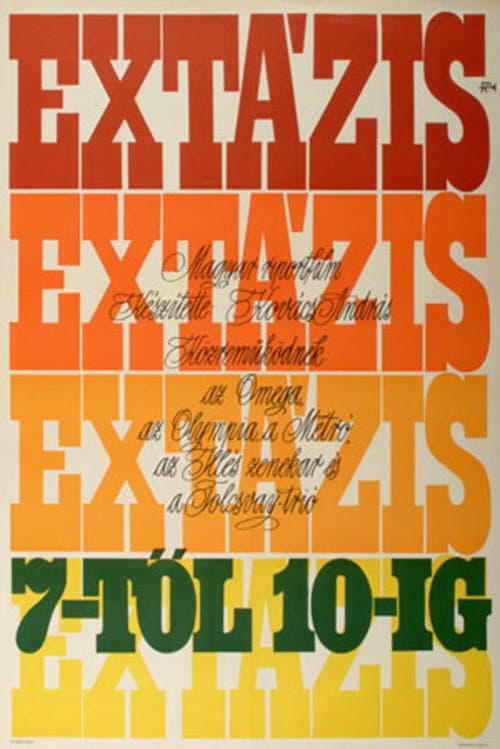 Poster for Ecstasy from 7 to 10