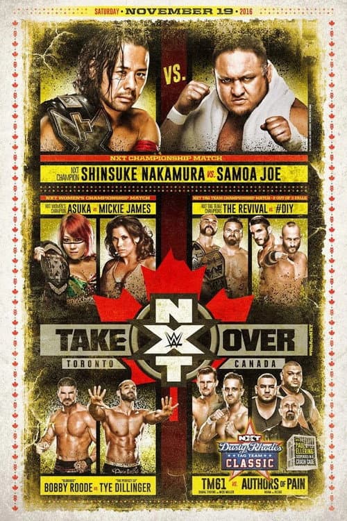Poster for NXT Takeover: Toronto