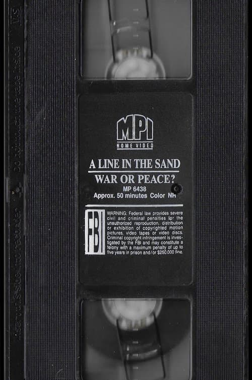 Poster for A Line In The Sand War Or Peace With Peter Jennings