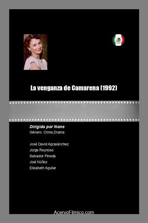 Poster for La venganza de Camarena