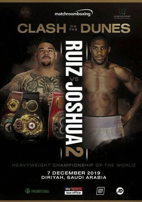 Poster for Andy Ruiz Jr. vs. Anthony Joshua II