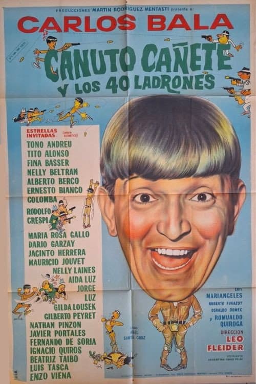 Poster for Canuto Cañete y los 40 ladrones